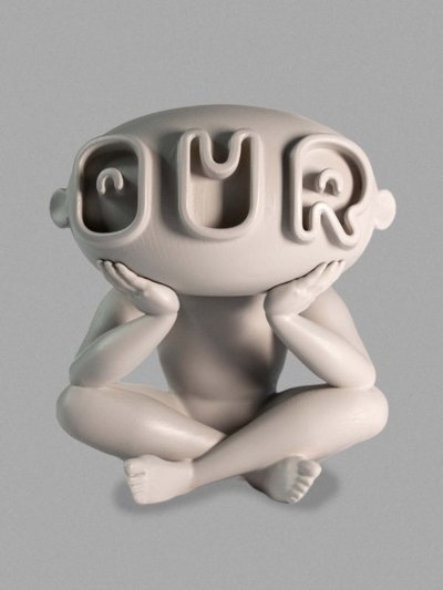 Figurine A Peindre - AMOUR AMICAL