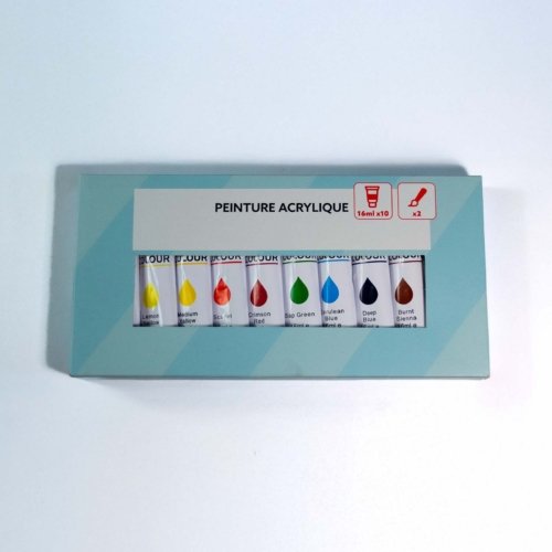 Peinture pt Figurine A Peindre - AMOUR AMICAL