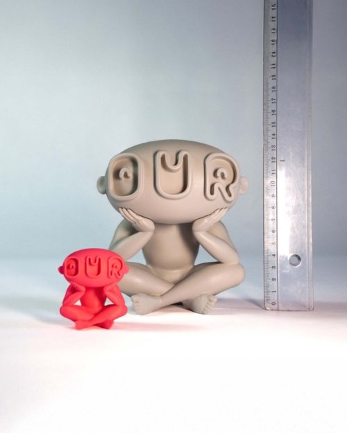 Taille Figu pt Figurine A Peindre - AMOUR AMICAL