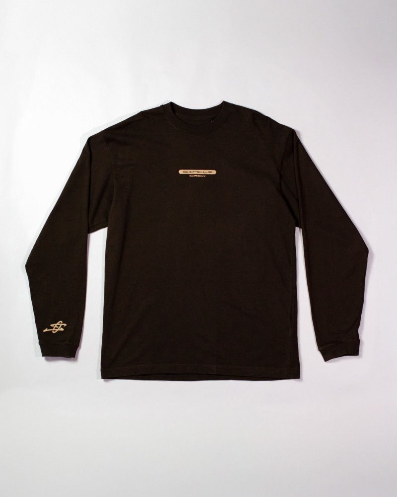 Tee_ML_AA_Front VF 2 T-shirt Manches Longues Marron Unisexe AMOUR AMICAL