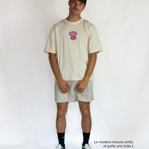 T-shirt Unisexe Crème+ Figurine AMOUR AMICAL