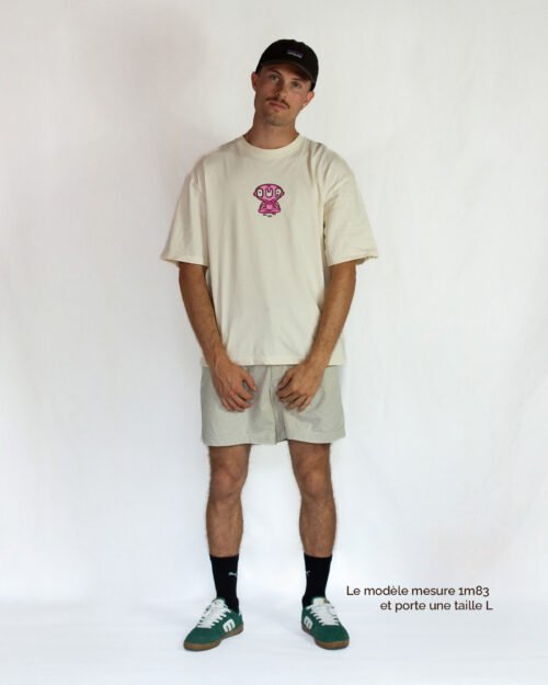 T-shirt Unisexe Crème+ Figurine AMOUR AMICAL