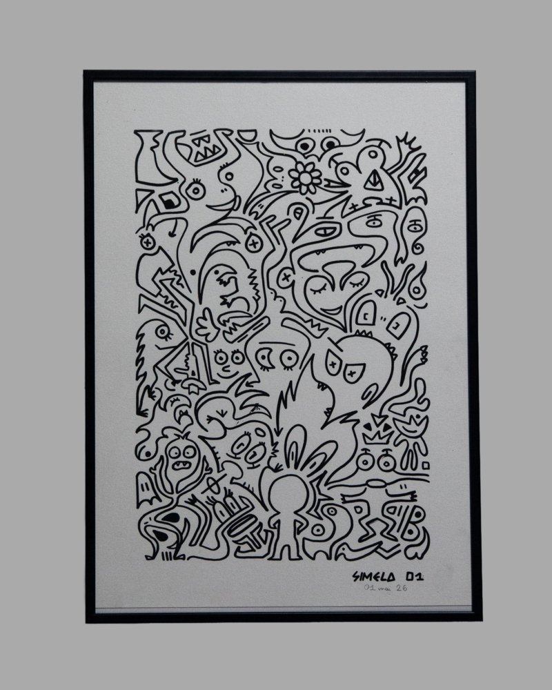 Doodle numero 1 Oeuvre Orignale Doodle Art N°1