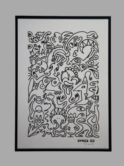 Oeuvre Orignale Doodle Art N°2