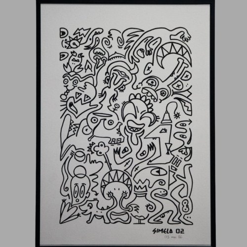 Oeuvre Orignale Doodle Art N°2