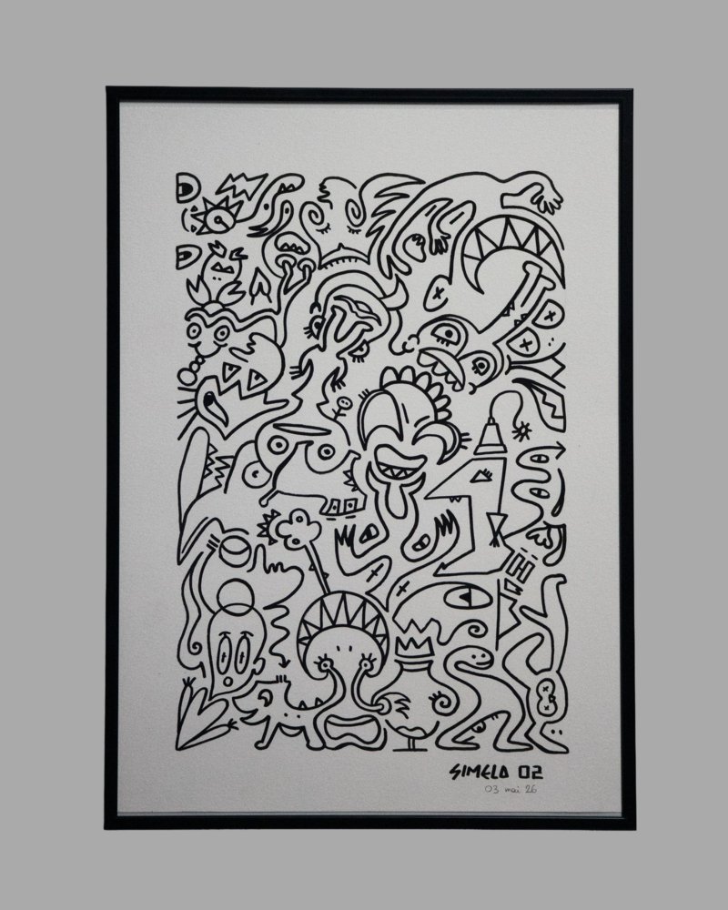 Oeuvre Orignale Doodle Art N°2